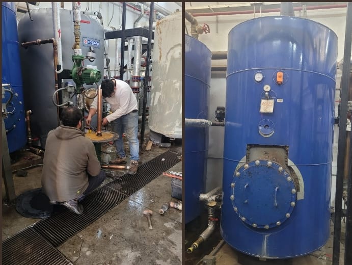 Cambio de estanque ACS, de 3.000 L